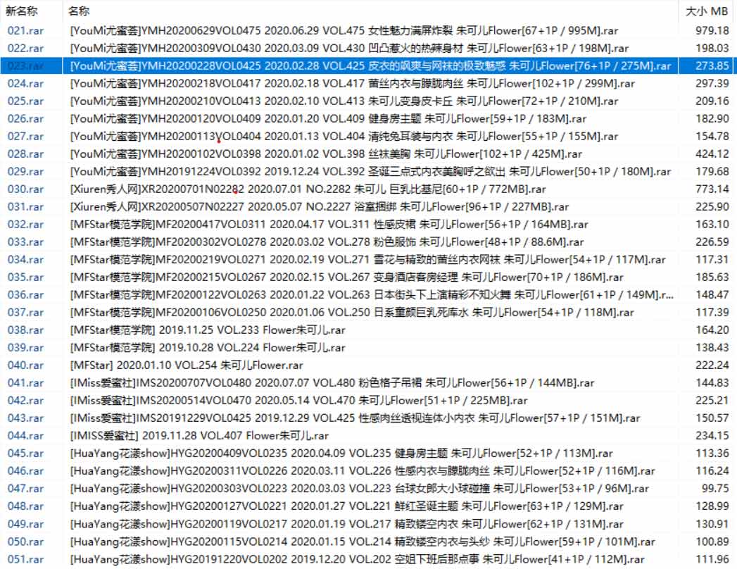 朱可儿 全集整理内含46套图+5套高清视频 [12.7G]